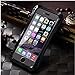 iPhone 6 plus case, Meiya New Waterproof Shockproof Aluminum Gorilla Glass Metal Military Heavy Duty Armor Bumper Cover Case for iPhone 6 Plus 6+, Grollia Glass+Aluminum +Silicon Rubber+Carbon Firber protection case (Black+Black)