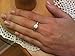 Solid 925 Sterling Silver Solitaire Round CZ Cubic Zirconia Engagement Ring 1.5ct