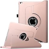 Fintie iPad mini 4 Case - 360 Degree Rotating Stand Case with Smart Cover Auto Sleep / Wake Feature for Apple iPad mini 4 (2015 Release), Rose Gold