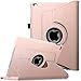 Fintie iPad mini 4 Case - 360 Degree Rotating Stand Case with Smart Cover Auto Sleep / Wake Feature for Apple iPad mini 4 (2015 Release), Rose Gold