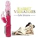 Beautychen 12 Speeds Frequency Thrusting Rotating Viberate Message Large Size Rabbit Toys Women Pleasure (Pink)