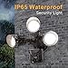 JJC 4000LM LED Security Lights Motion Sensor Flood Light Outdoor,40W(250W Equiv.) IP65 Waterproof,5000K-Daylight White ETL Listed Outdoor Lighting for Garage Yard Porch Brown (Not Solar Powered)
