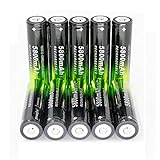 10 pcs 18650 3.7V Lithium 5800mAh Rechargeable Battery Li-ion Batteries for LED Flashlight Torch