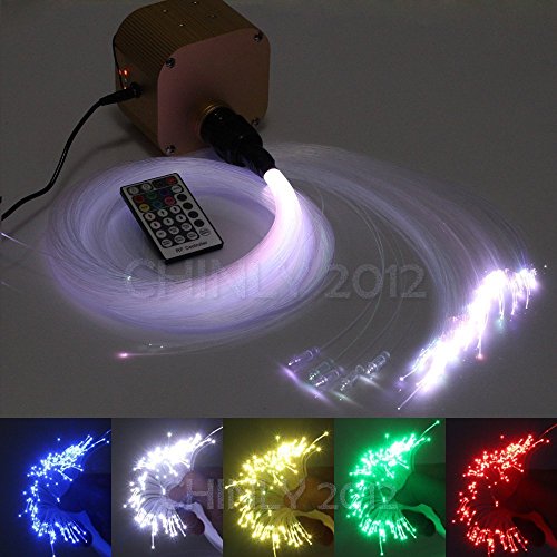 Chinly 16w rgbw twinkle 28key rf remote led fiber optic…