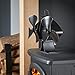 VonHaus 6-Blade Twin Motor Double Heat Powered Wood Stove Fan - Ultra Quiet Fireplace Wood Burning Eco Fan for Efficient Heat Distribution - Black (6 Blade)