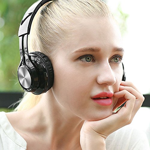 image for HUXU-LK HEXU Bluetooth Headphones, Hi-Fi Stereo Wireless/wired Over Ea