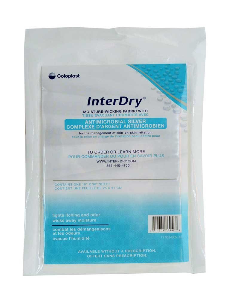 DSS Coloplast InterDry Textile with Antimicrobial Silver Complex 10