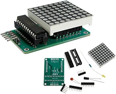 3Pcs MAX7219 Dot Matrix Module DIY Kit SCM Control Module For Arduino