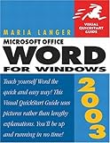 Microsoft Office Word 2003 for Windows by 