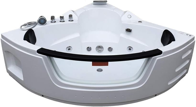 Baignoire Balneo D Angle 140 X140 Hydromassante Amazon Fr Cuisine Maison