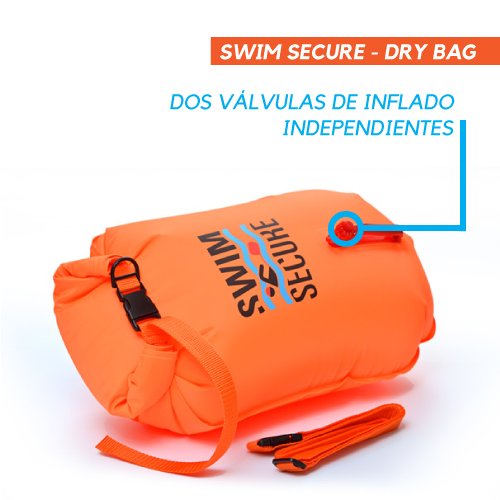 Swim Secure Boya de natación Aguas Abiertas 28L Talla M (NATACIÓN y