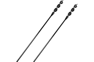 HUAALIUCHE Flexible Installer Drill Bit 54-Inch x 3/4-Inch Fish Bit for Pulling Wire Through Tight Spaces with Minimal Damage