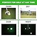 Sundown Golf Glow in The Dark Golf Balls - 6 Pack with 2 UV Flashlights, Plays Like A Standard Ball