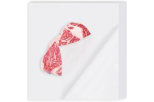 PUSNMI Butcher Paper Sheets, No Wax Meat Sheet Butcher Paper for Sublimation 12x12 inch Disposable Butcher Paper Sheets White Precut Butcher Food Wrapping Paper for Smoking Meat Heat Press BBQ - 50pcs