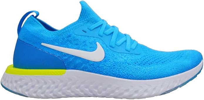 Nike Juniors - Epic React Flyknit (GS) - Blue Glow White Photo Blue - 943311-401: Amazon.es 