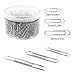 JPSOR 600Pcs Paper Clip, Jumbo Medium Small Sizes Silver paperclips, for Office and Personal Document Organization (28mm, 33mm, 50mm)