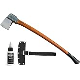 1844 Helko Werk Germany Vario Heavy Log Splitter (10058) | Made In Germany Splitting Axe for Splitting Wood Firewood Head 6.5 Pound Handle 36 Inch Vario Heavy Log Splitter