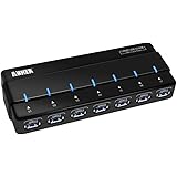 Anker AH121 USB 3.0 7-Port Hub with 36W Power Adapter [12V 3A High-Capacity Power Supply and VIA VL812 Chipset]