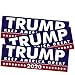 SBB 3pcs President Donald Trump Keep America Great Election Patriotic Bumper Sticker 9
