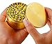 KingTop Herb Spice Grinder Large 3.0 Inch Gold