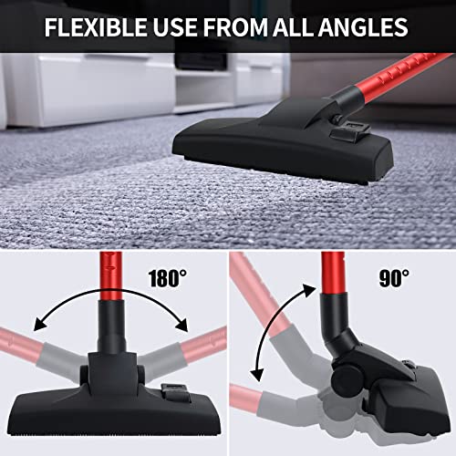 EFUSVAC Vacuum Cleaner, 4 in 1 Lightweight Handheld Corded Stick Vacuum for Pet Hair Hard Floor and Carpet, 17KPa Powerful Suction with 600W Motor