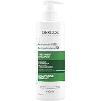 Vichy Dercos Dandruff Shampoo with Salicylic Acid & Selenium Sulfide for Oily, Greasy Hair & Scalp. Suitable for All Hair Typ
