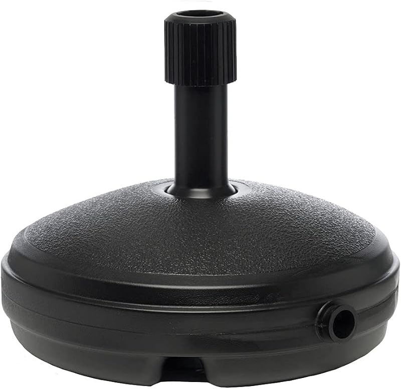 Ward GN351 Parasol Base Black 7 Litre Round 33cm Opening Filling