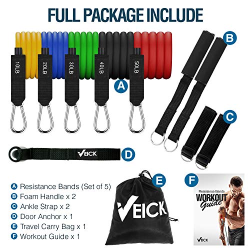 veick resistance bands workout