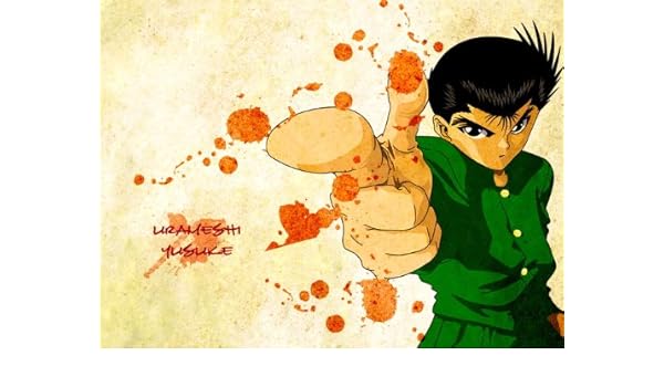 Amazon Com Sd5610 Yuyu Hakusho Ghost Files Blood Anime Art 24x18 Amazon Com Sd5610 Yuyu Hakusho Ghost Files Blood Anime Art 24x18