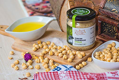 Forest Secret Vegan Spreads and Dips, Porcini Mushrooms, Gluten and Sugar Free, Net 6.17 oz (Pack of 3) - Thumbnail 5