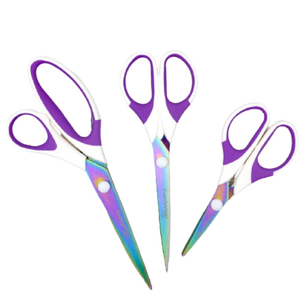 Hunkydory Premier Craft Tools - Set of 3 Titanium Coated Rainbow Scissors