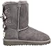 UGG Australia Girl's Bailey Bow Grey 4 M US