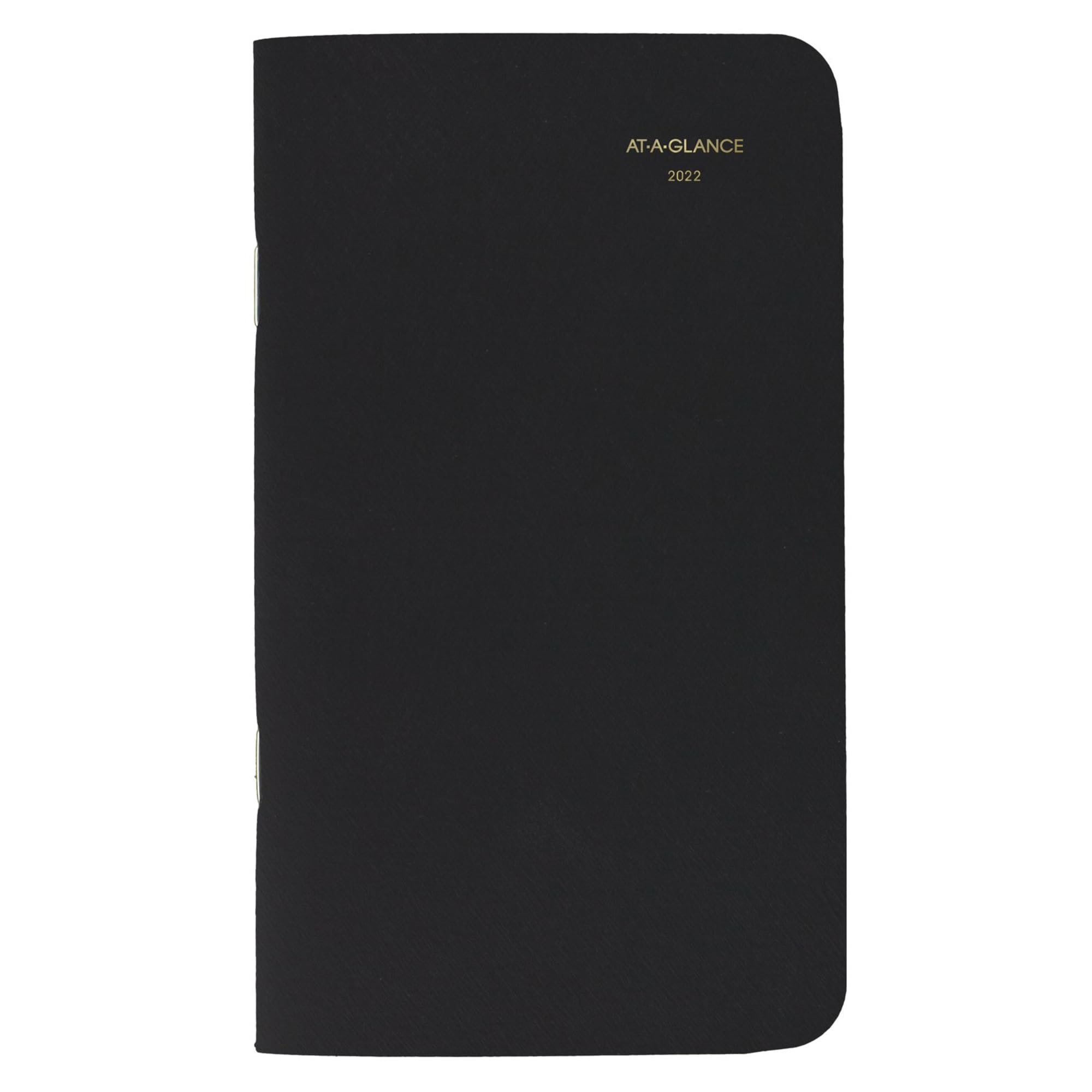 AT-A-GLANCE 2022-2023 Pocket Calendar, 2 Year Planner, 3-1/2" x 6", Pocket Size, Black (7002405)