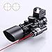 IRON JIA'S 3-10X42 Rifle/Airsoft Hunting Scope + Red & Green Dot Sight + Tactical Laser Available on 20/11mm Weaver/Picatinny Rail