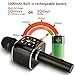 12W Karaoke Microphone, 3300amh Duet Version Bluetooth Microphone Wireless,with 2.1 Channel Speaker Machine for Kids and Adults Home Party Birthday