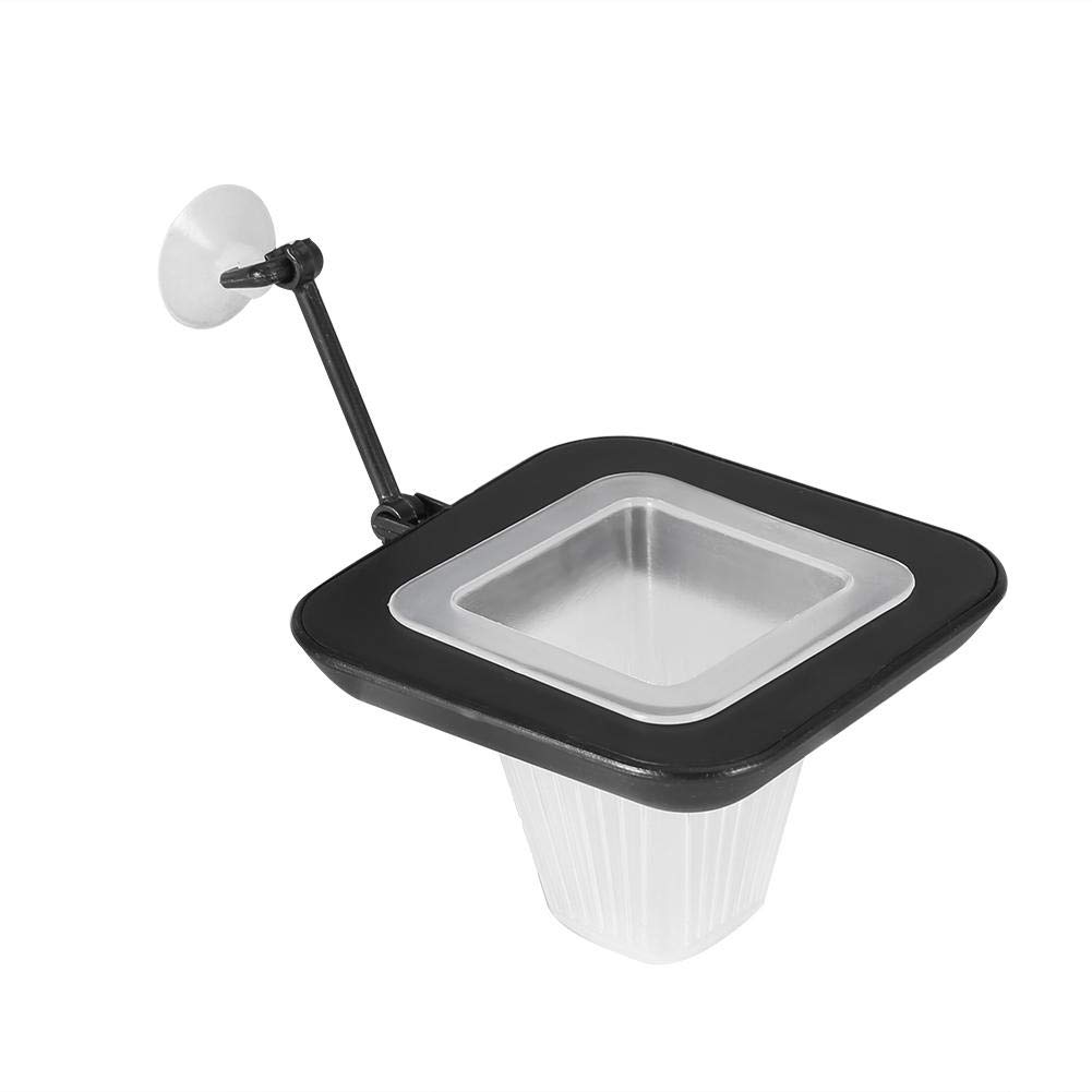 Pssopp Floating Ring Feeder for Aquarium Fish Tanks, Live Worm Feeding Tool with Tubular Cone Sucker for Red Copper Worms, Easy Fish Food Dispenser