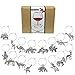 Gnollko 16pcs PVC Wine Glass Charms,Funny Beach Wine Charms Marker Tags Identifiers for Stem Glasses