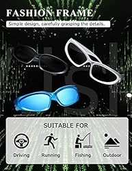 kimorn Wrap Around Polarized Sunglasses Womens men