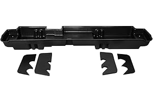 DU HA DU-HA Under Seat Storage fits 2008-2016 Ford F250 F350 F450 F550 Super Duty Crew Cab with 60/40 Split Bench Seats Only | Black Heavy-Duty Back Seat Organizer | 20067