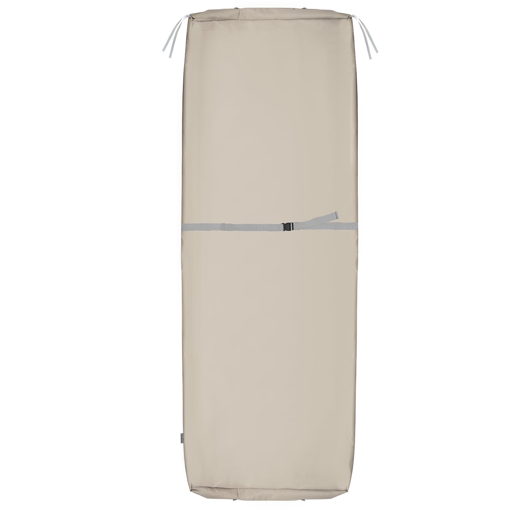 Photo 1 of NettyPro Outdoor Patio Lounge Chair Cushion Covers with Zipper and Tie, Water Repellent UV Resistant, 72 x 22 x 3 Inch, Replacement Cover Only, Khaki