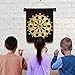 Yuham Magnetic Dart Board Indoor Outdoor Games for Adults and Family, Toys Gifts for 5 6 7 8 9 10 11 12 13 Year Old Boy Kids, 12pcs Safe Darts, Easily Hangs Anywhere