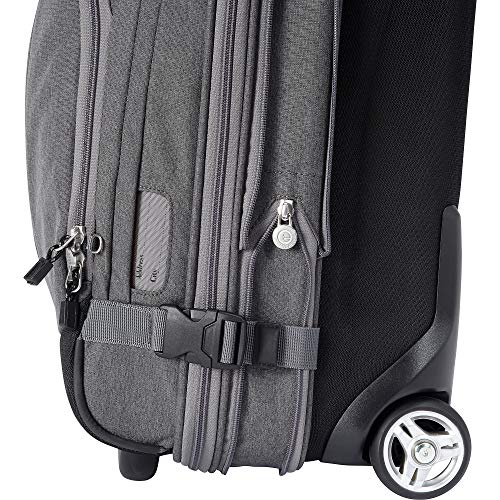eBags Mother Lode 21 Inches USB CarryOn Rolling Duffel (Heathered