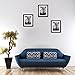 8 by 10 inch Black Picture Frame Made to Display Pictures 6x8 with Mat or 8x10 Without Mat 3 Pack One Set for Wall & Tabletop Chirstmas Holiday Home Gift