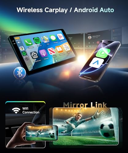 Rimoody 4G+64G Autoradio Android per Renault Captur Clio 2011-2018, 9" Touchscreen Schermo IN-Cell Radio con Carplay Android Auto Senza Fili FM/RDS/EQ Navi GPS WiFi Bluetooth Mirror Link Retrocamera