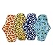 ALVABABY Charcoal Bamboo Reusable Menstrual Pads/Sanitary Pads 4PCS 4WM