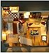CUTEBEE 3D Wooden DIY Dollhouse Miniature DIY Doll House Kit with Furniture,1:24 DIY Dollhouse Kit
