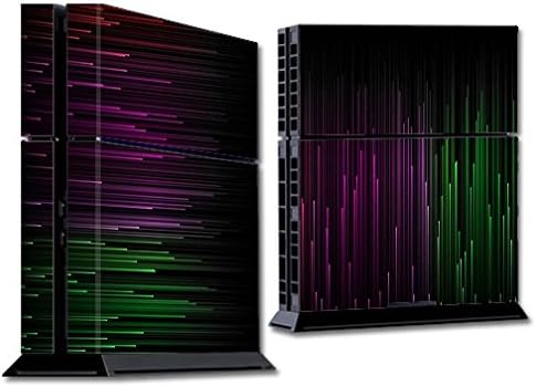 Skin Decal Vinyl Wrap for PS4 Sony Playstation 4 Console (skins only) - red green blue tracers