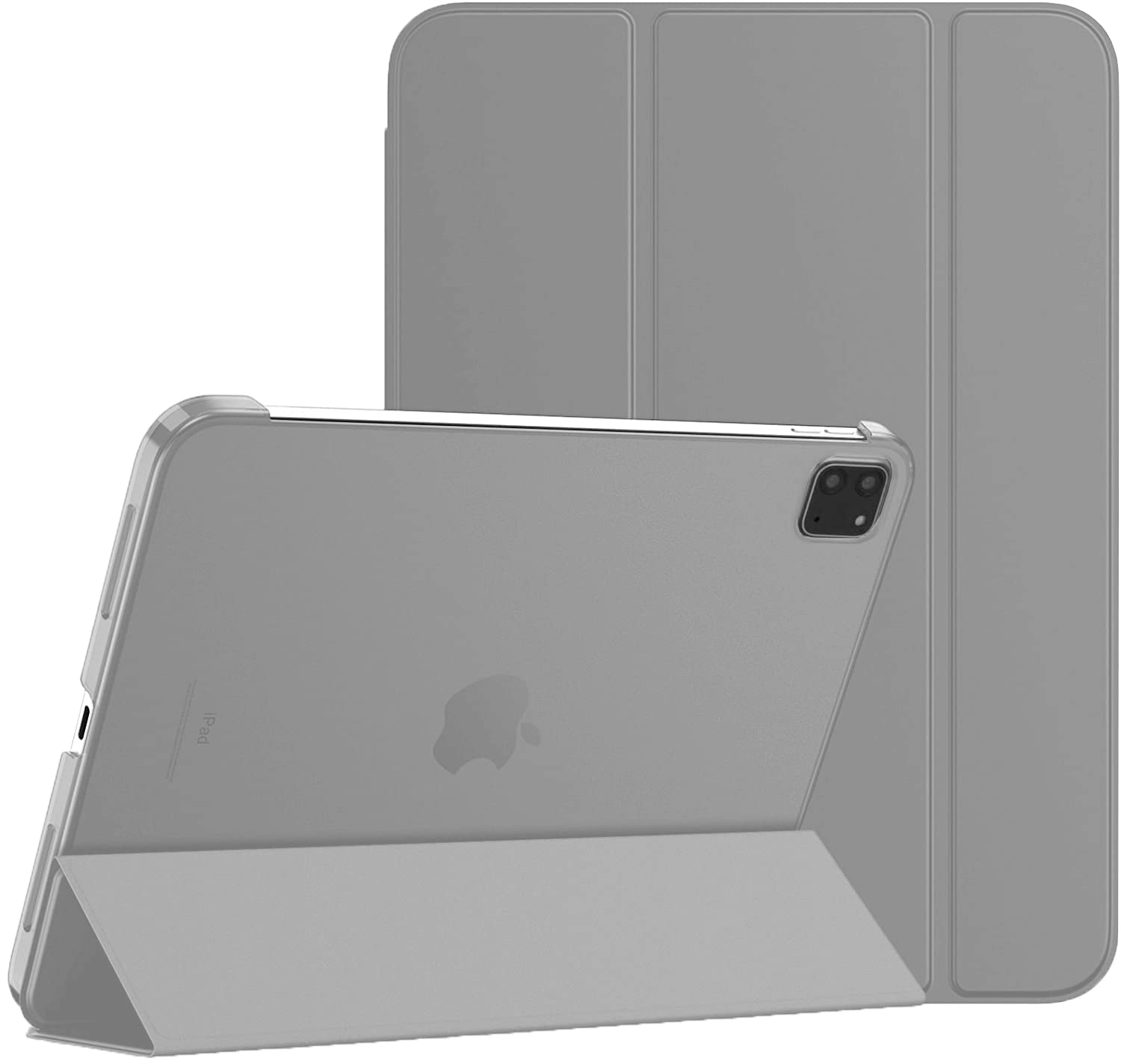 Magnetic Smart Case for Apple iPad Pro 11 2022/2021/2020 Stand Cover with Sleep/Wake Function & Apple Pen slot A2435 A2761 A2301 A2459 A2228 A2068 A2230 A2231 (Gray)