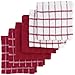 Ritz 100% Terry Cotton, Highly Absorbent Dish Cloth Set, 12” x 12”, 6-Pack, Paprika Red