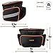 Ibera Bike Handlebar Bag - Clip-On Bikes Bag with Transparent Lid for Maps - with Shoulder Strap, Rain Cover & Reflective Trim - Water-Resistant Bike Accessories - Fits 22.2–31.8 mm Handlebars